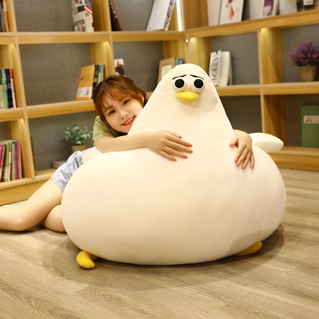 Fred the Super Puffy Seagull-Enchanted peach