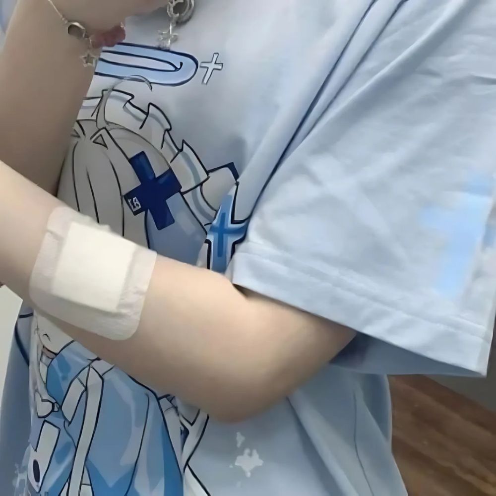 Harajuku Blue Angel Girl Women's Tee