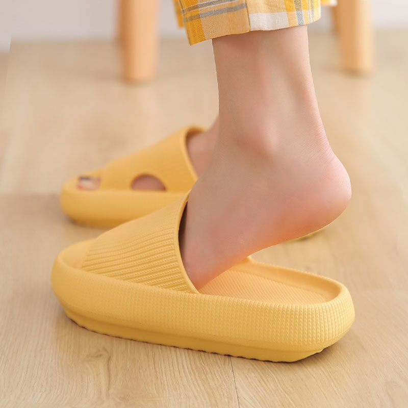 Thick Platform Anti-Slip Slippers-Enchanted peach
