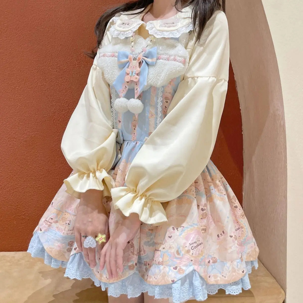 Teddy Collared Lolita Blouse