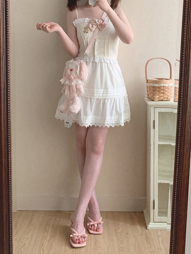 Vintage Kitten Plaid Cami