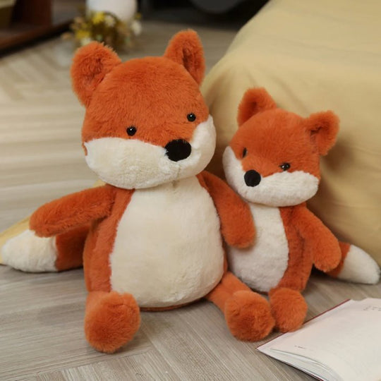 Plushies foxes in love