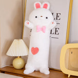 80cm Fluffy Long Otter Bunny Stuffed Plushies-Enchanted peach