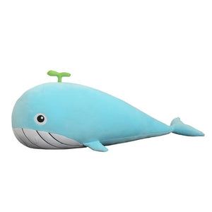 A Pod of Cuddly Whale Plushies-Enchanted peach