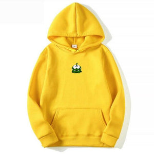 Adorable Frog Hoodie-Enchanted peach