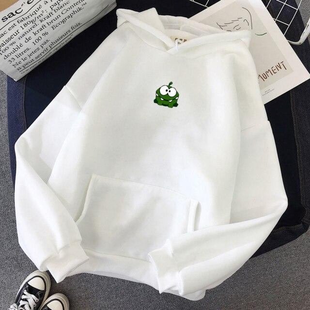 Adorable Frog Hoodie-Enchanted peach