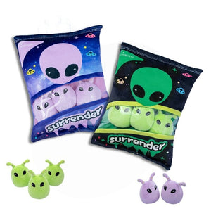 Alien Purple Green Candy Bags-Enchanted peach