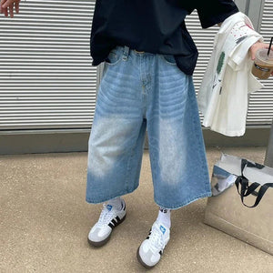 American Vintage Denim Jorts-Enchanted peach