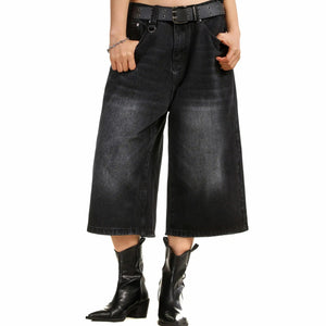 American Vintage Denim Jorts-Enchanted peach