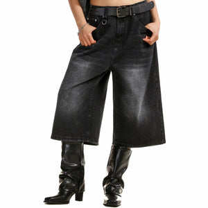 American Vintage Denim Jorts-Enchanted peach