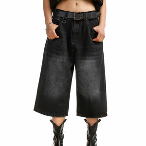 American Vintage Denim Jorts-Enchanted peach