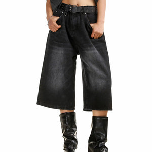 American Vintage Denim Jorts-Enchanted peach