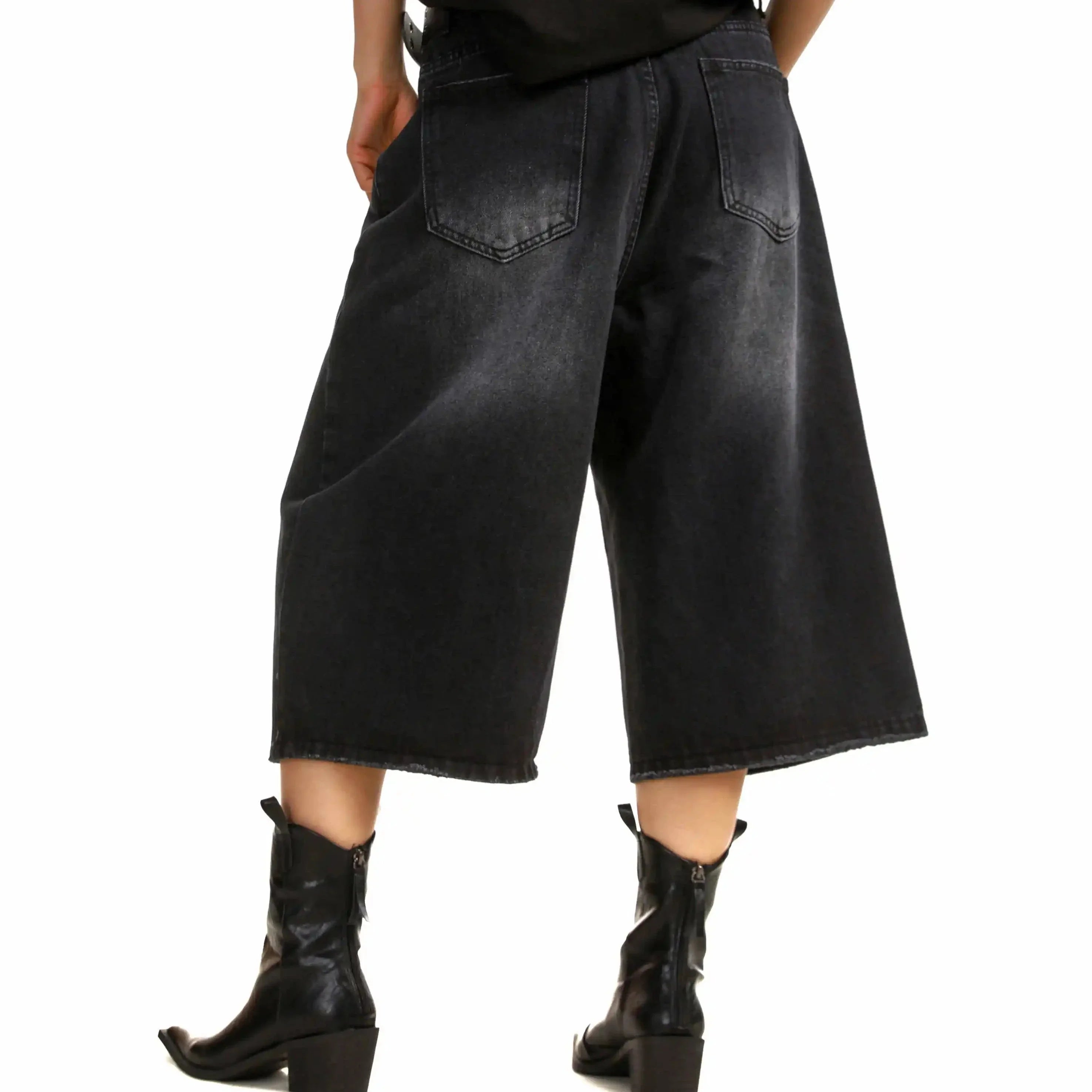 American Vintage Denim Jorts-Enchanted peach