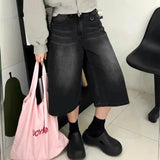 American Vintage Denim Jorts-Enchanted peach