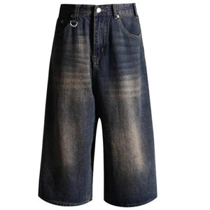 American Vintage Denim Jorts-Enchanted peach