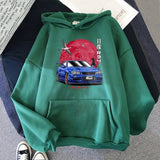 Anime Initial D Hooded Sweatshirt-Enchanted peach