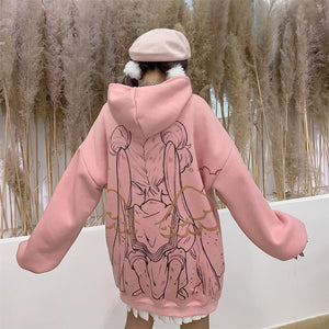 Anime Sailor Moon Angel Unisex Hoodie-Enchanted peach