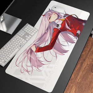 Anime Zero Two Darling In The Franxx Large Mouse Pad Collection-Enchanted peach