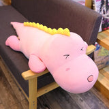 Arlo the Giant Dinosaur Plushie-Enchanted peach