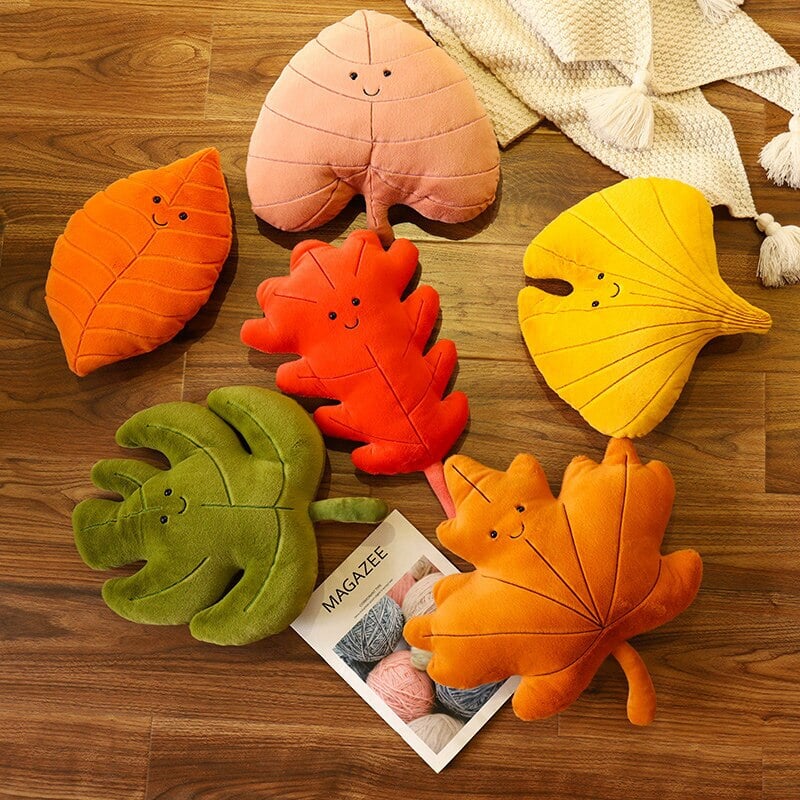 Autumn Leaves Plushie Collection-Enchanted peach