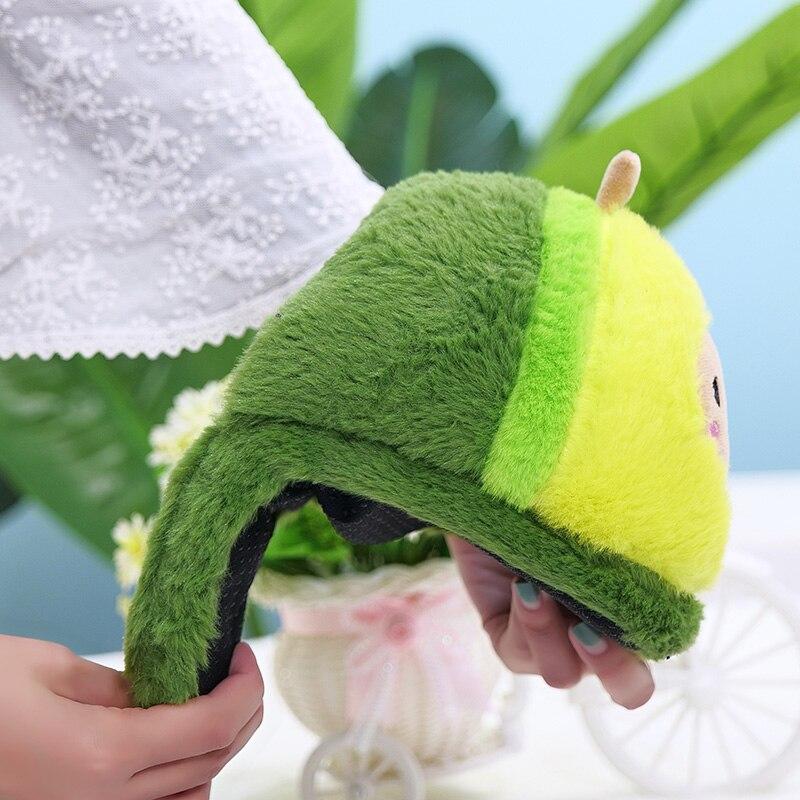 Avocado Plush Slippers-Enchanted peach