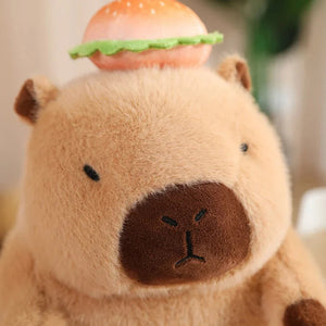 Baby Capybara Animal Dress-up Plushie Collection-Enchanted peach