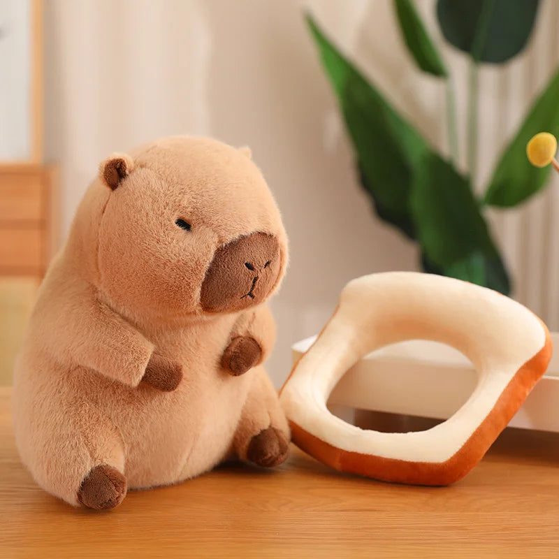 Baby Capybara Animal Dress-up Plushie Collection-Enchanted peach