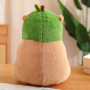 Baby Capybara Animal Dress-up Plushie Collection-Enchanted peach