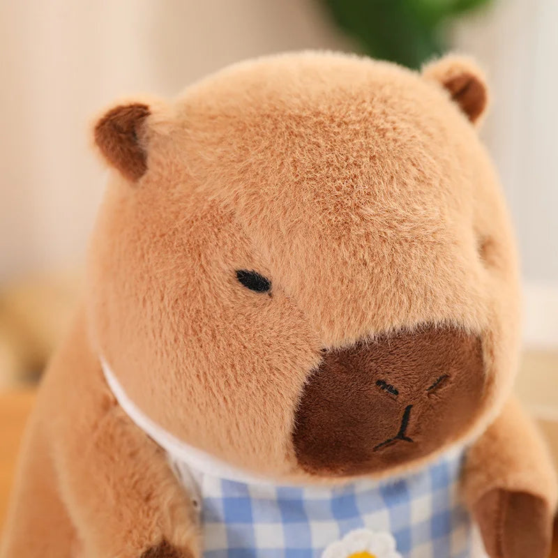 Baby Capybara Animal Dress-up Plushie Collection-Enchanted peach