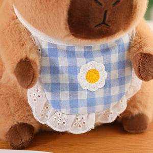 Baby Capybara Animal Dress-up Plushie Collection-Enchanted peach