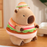 Baby Capybara Animal Dress-up Plushie Collection-Enchanted peach