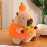 Baby Capybara Animal Dress-up Plushie Collection-Enchanted peach