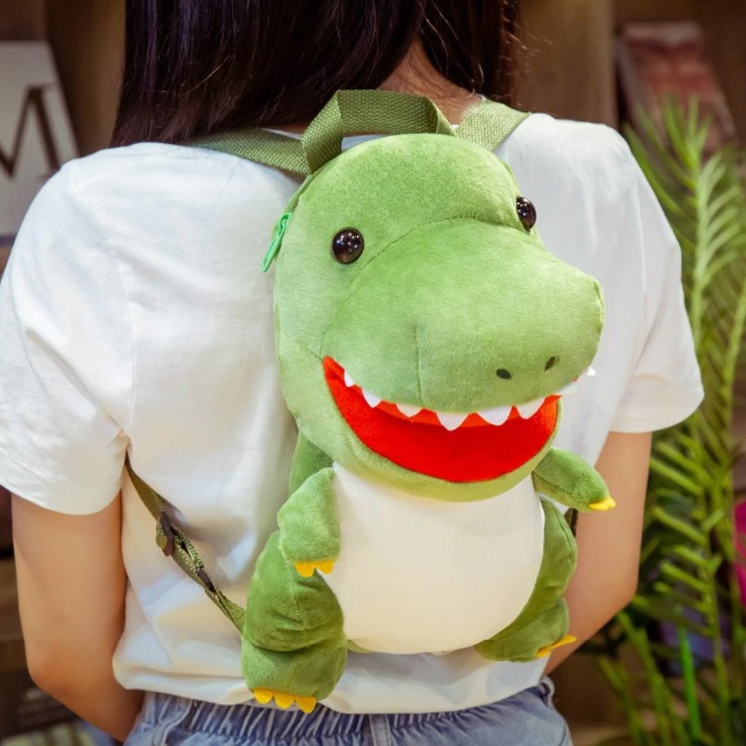 Baby Dinos Backpack-Enchanted peach