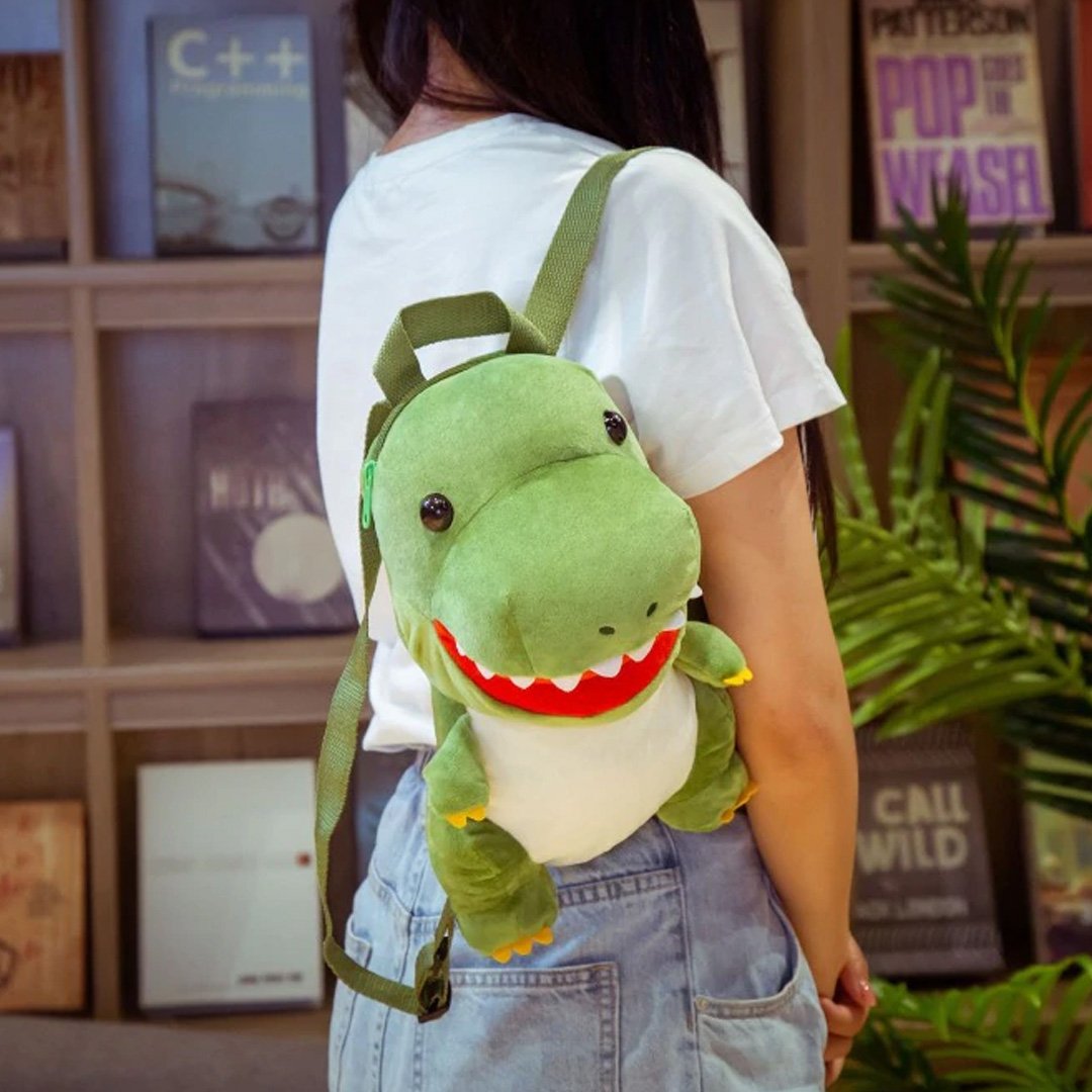 Baby Dinos Backpack-Enchanted peach