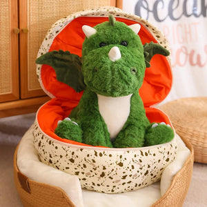 Baby Dragon Egg 2-in-1 Plush-Enchanted peach