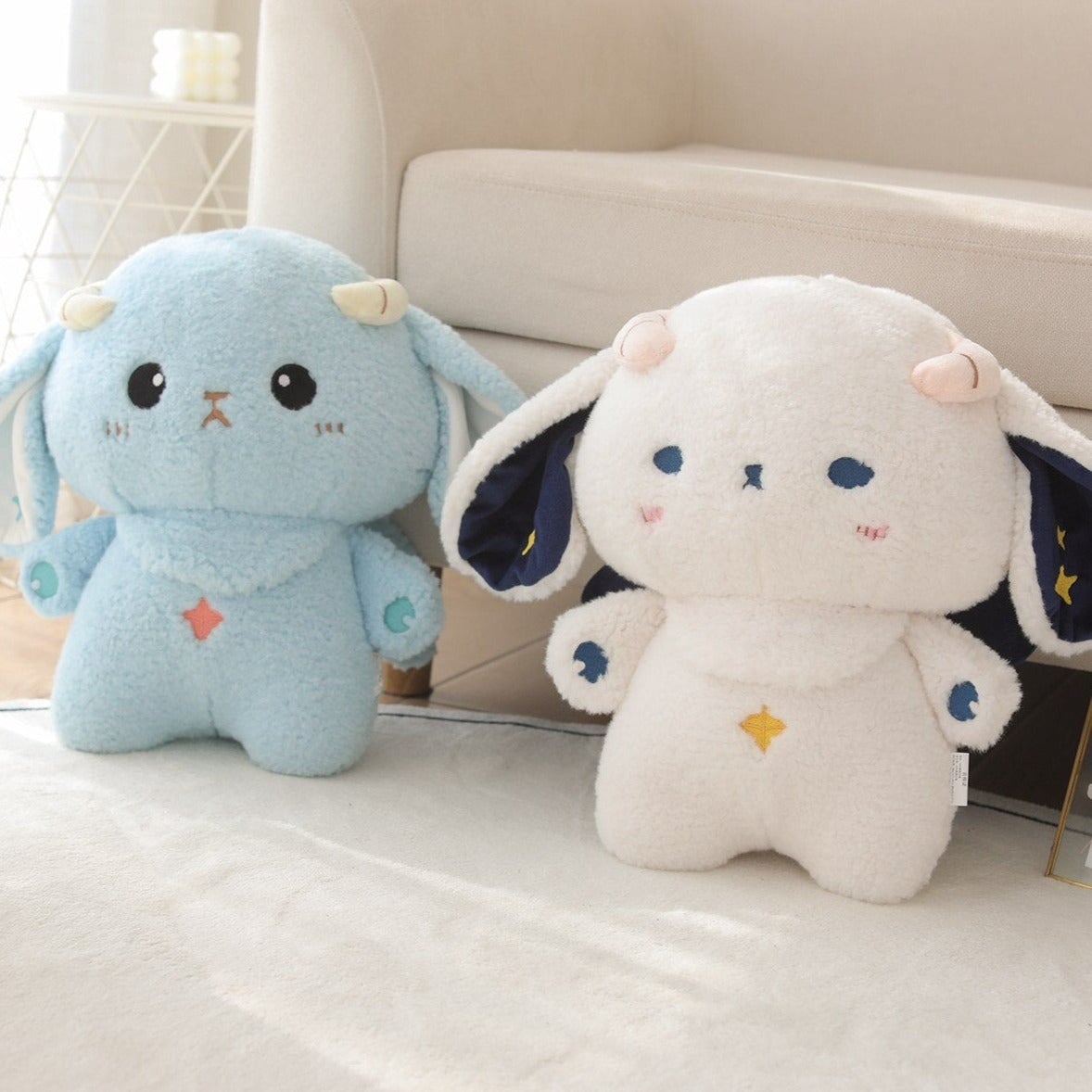 Baby Starry Mystical Sheep Plushie Collection-Enchanted peach