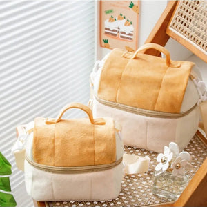 Baked Bread Side Bag-Enchanted peach