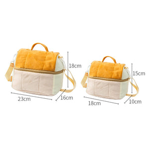 Baked Bread Side Bag-Enchanted peach