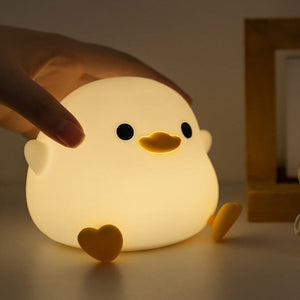 Bean Duck LED Night Light-Enchanted peach