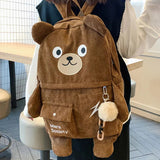 Big Bear Kawaii Backpack-Enchanted peach