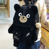 Big Bear Kawaii Backpack-Enchanted peach