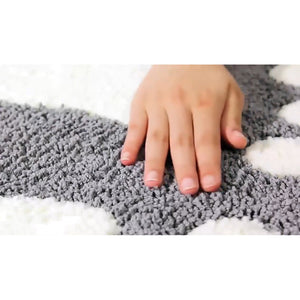 Big Foot Shape Mat-Enchanted peach