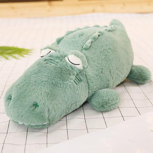 Big Nose Croco Snuggle Buddy-Enchanted peach