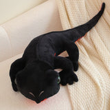 Black & Brown Lifelike Salamander Plushie-Enchanted peach