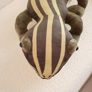 Black & Brown Lifelike Salamander Plushie-Enchanted peach