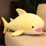 Blubba the Happy Shark Plushie-Enchanted peach