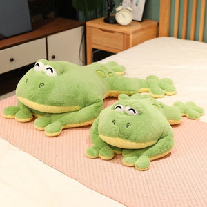 Brogy the Giant Frog Plushie-Enchanted peach