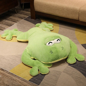 Brogy the Giant Frog Plushie-Enchanted peach