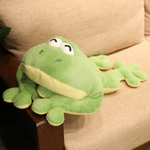 Brogy the Giant Frog Plushie-Enchanted peach