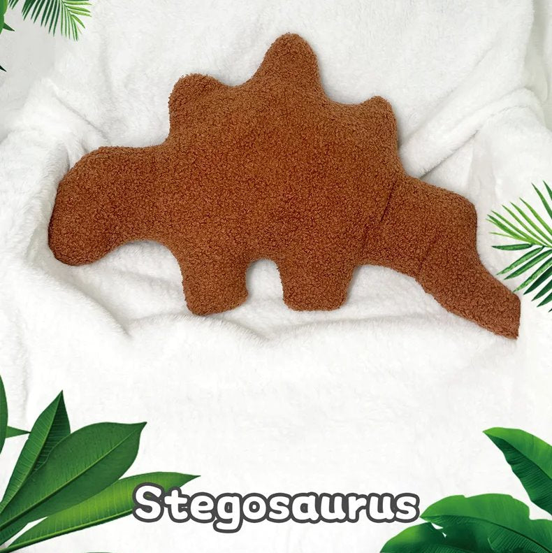 Brown Dinosaur Nugget Plushies-Enchanted peach